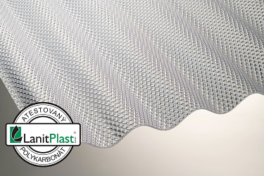 LANIT PLAST MARLON CSE DIAMOND VL 76/18 polykarbonátová deska čirá 1,045x