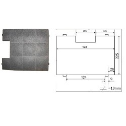 Filtr uhlíkový Amica FW-K202