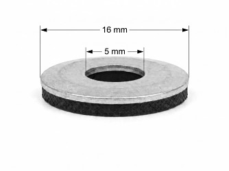 Podložka s gumou 5/16  PK143