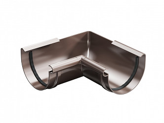Plastový roh žlabu Gutta Aqua (vnitřní) 125 mm