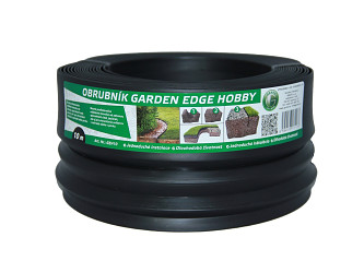 zahradní obrubník GARDEN EDGE HOBBY 10 m černý LG1588