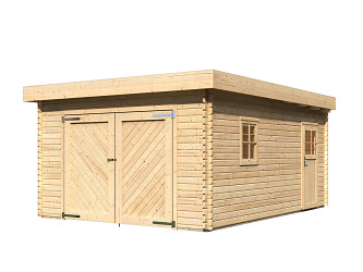 dřevěná garáž KARIBU 68284 40 mm natur LG1888