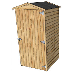 dřevěný domek SOLID ANITA 1 - 90 x 96 cm (S879-1) LG2389