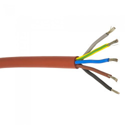 silikonový kabel HARVIA SIHF 5 x 1,5 mm / 3 m LG2436