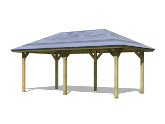 carport KARIBU KIRN 2 68844 LG2491