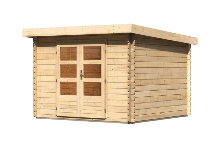 dřevěný domek KARIBU BASTRUP 5 (73287) natur LG2841