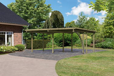 dvojitý carport KARIBU ECO 1A 62037 LG3141