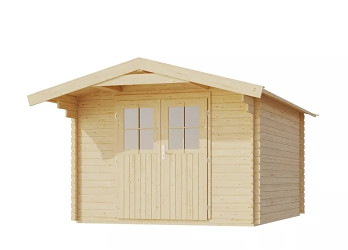 dřevěný domek KARIBU RENTRUP 8 (38786) natur LG3400