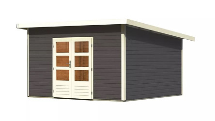 dřevěný domek KARIBU NORTHEIM 5 (91464) terragrau LG3863