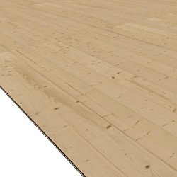 dřevěná podlaha KARIBU 2,32 x 2,30 m (97992)  LG4075