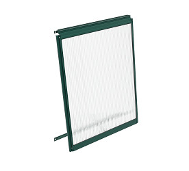 stěnové ventilační okno zelené VITAVIA typ V (40000604) PC 6 mm LG4111