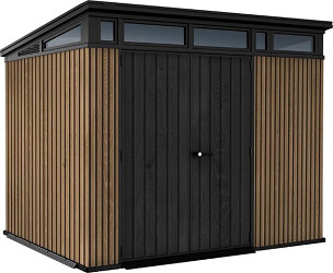 Zahradní domek Keter PENT Signature 9x7 Vertical hnědý, s podlahou