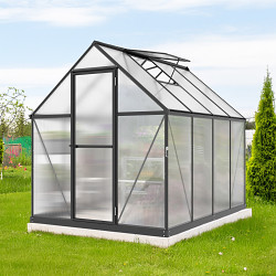 skleník LANITPLAST SARANA 6x8 PC 4 mm černý LG4334