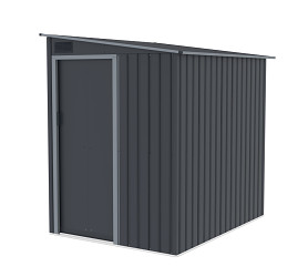 plechový domek LANITPLAST WANDHAUS 56 ANTRACIT LG4362