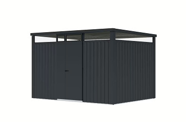 plechový domek KARIBU OSTEN 3 (12513) antracit LG4472