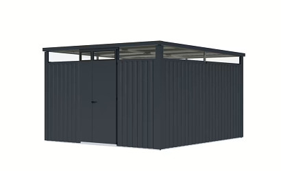 plechový domek KARIBU OSTEN 3,5 (12515) antracit LG4476