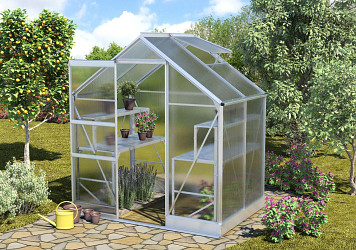 skleník VITAVIA APOLLO 2500 PC 6 mm stříbrný LG4387