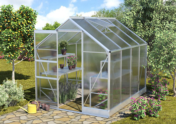 skleník VITAVIA APOLLO 5000 PC 4 mm stříbrný LG4399