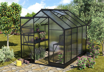 skleník VITAVIA APOLLO 5000 PC 4 mm černý LG4403
