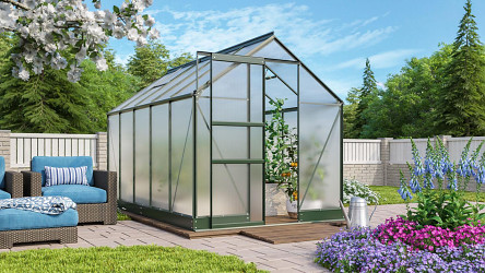 skleník VITAVIA APOLLO 6200 PC 6 mm zelený LG4410