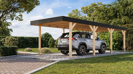 carport KARIBU LEIMHOLZ 2 (12152) LG4459