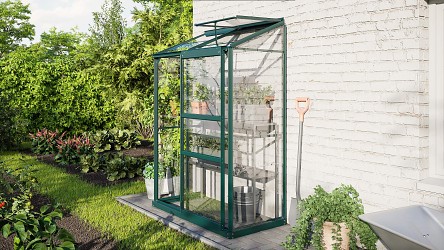 skleník VITAVIA IDA 900 čiré sklo 3 mm zelený LG4634