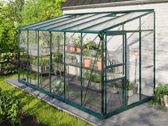 skleník VITAVIA IDA 7800 sklo 3 mm + PC 6 mm zelený LG4649