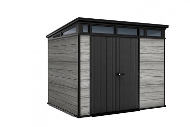 Zahradní domek Keter PENT Signature 9x7 Storm Grey, s podlahou