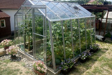 skleník LANITPLAST LIMES Viva V7/6 čiré sklo 3 mm LG4711