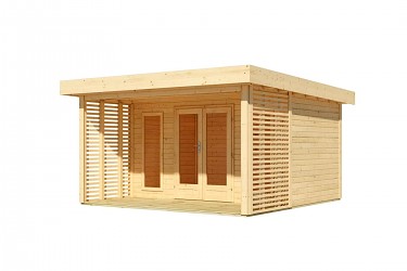 dřevěný domek KARIBU CHIONE (12136) natur LG4855