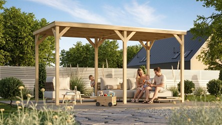 zahradní altán KARIBU CUBECO 1 (48371) LG4866