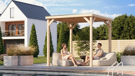 zahradní altán KARIBU CUBECO (48369) LG4863