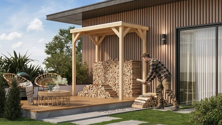 zahradní altán KARIBU CUBECO MINI (48360) LG4867