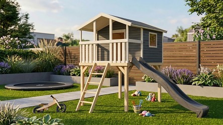 dětské hřiště KARIBU BENJAMIN 49564 terragrau LG4938