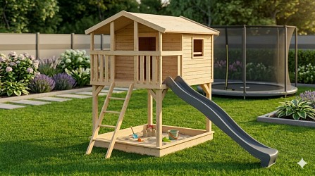 dětské hřiště KARIBU BENJAMIN 49563 natur LG4941
