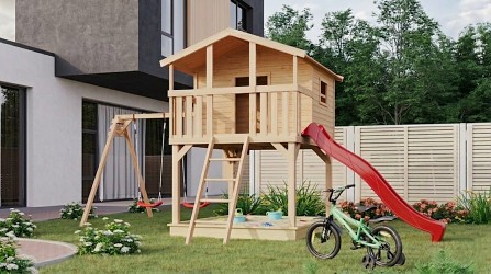 dětské hřiště KARIBU BENJAMIN 97782 natur LG4943