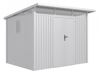 Zahradní domek G21 Madison 731 - 289 x 253 cm, metal silver