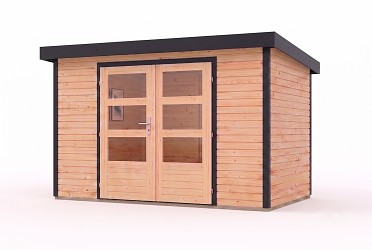 hybridní domek KARIBU JUPITER 4A (12314) natur / antracit LG5012