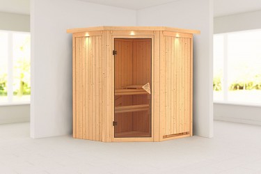 finská sauna KARIBU TAURIN (71283) LG5070