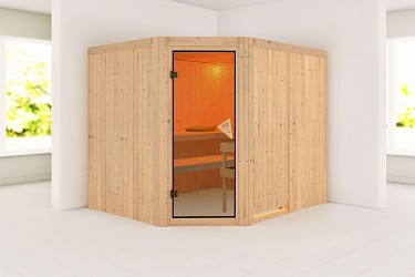 finská sauna KARIBU MALIN (59656) LG5122