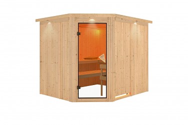 finská sauna KARIBU MALIN (47120) LG5126