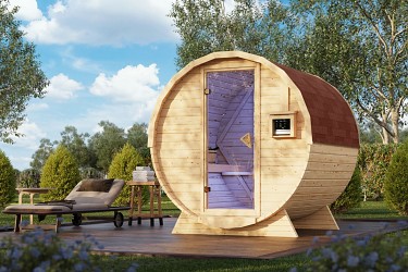 finská sauna KARIBU FASSAUNA 1,5 (66613) LG5507
